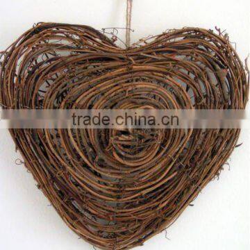 WILLOW HEART,WICKER HEART