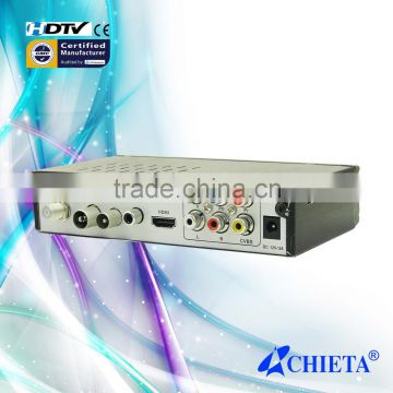 H.264 Decoding DVB-T2 +S2 Digital Satellite TV Receiver with USB Port