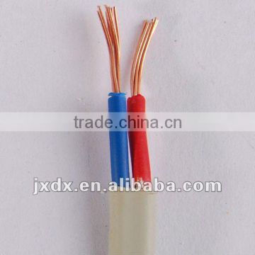 China BVVB flat flexible wire CU/PVC/PVC 300/500V