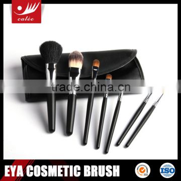 7pcs professional trval cosmetic brush set with copper ferrule