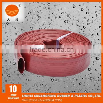 2 inch PVC red lay flat water hose 100M