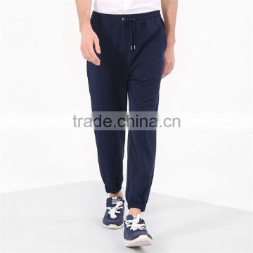 Stylish cheap trouser 100%cotton custom blank jogger pants