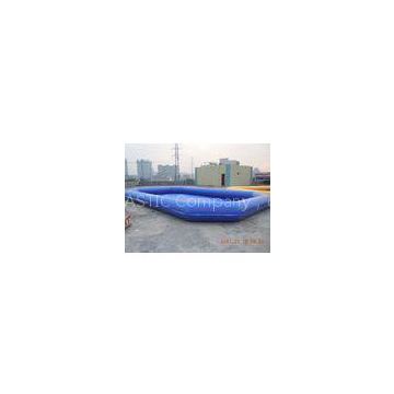 Amusement PVC tarpaulin Inflatable water pool 0.6mm - 0.9mm for Summer Aqua Theme Park