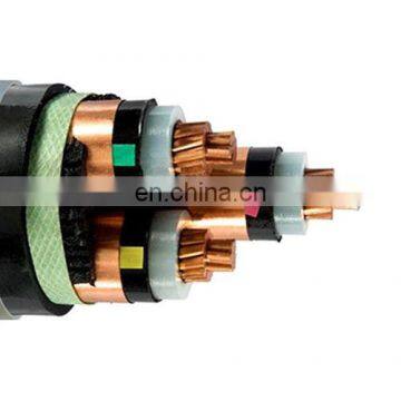 Copper conductor 300 sq mm Electric XLPE/PVC armoured underground dc power copper cable