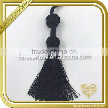 Handmade Small Black Tassel For Making Jewelry FT-038