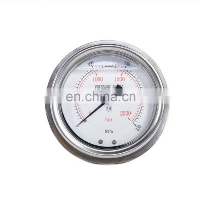 Beifang stainless steel  high pressure  gauge for test bench