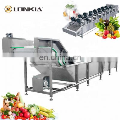 Industrial Apple Washing Machine Air Bubble Vegetable Cleaning Washing Fruit Washer Potato Bubble Cleaning Machine