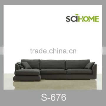 European style Modern minimalist design sectional sofa set with cotton fabric
