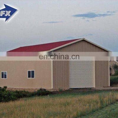 Prefab metal sheds and garages construction kits