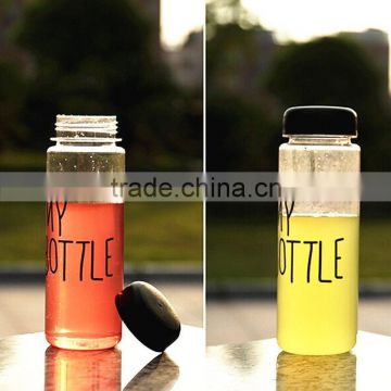 Imprinted 550ml plastic sport water bottle