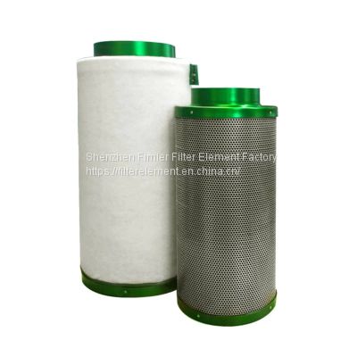 4/6/8/10 inch high efficiency inline fan carbon filter kit indoor hydroponic grow tent activated carbon air filter