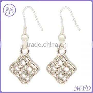 925 Sterling Silver Fashion European Style Drop Earrings For Girls