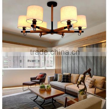 Living room& coffee, home modern wooden lamp wooden pendant lamp