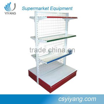 Steel Supermarket Gondola Goods Display Wire Shelf back wire shelf