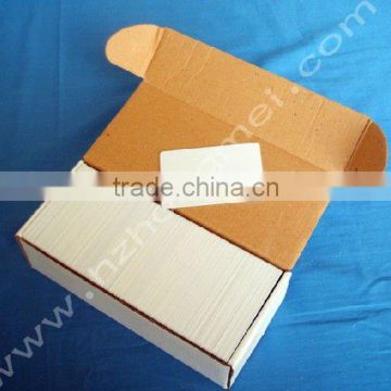 Blank white pvc cards CR80 size