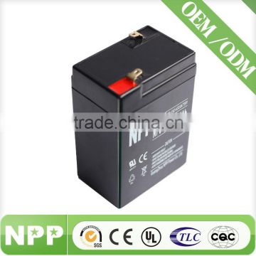 6V4Ah battery for emergency light systems rechargeable 4 volt battery