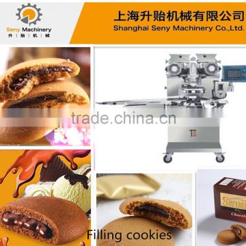 SY-800 automatic chocolate filled cookies encrusting machine