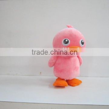 pink flapping duck