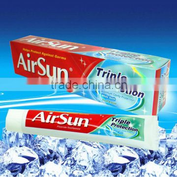 Airsun brands toothpaste tartar control toothpaste manufacture