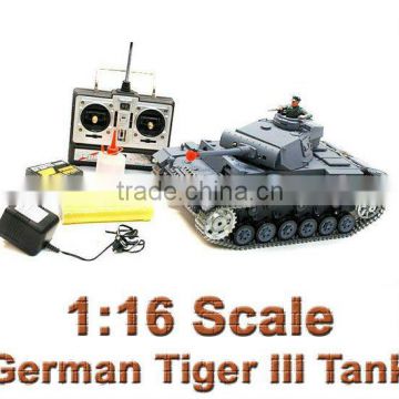 RC German Tank 1:16 remote control smoking tank 3848-1