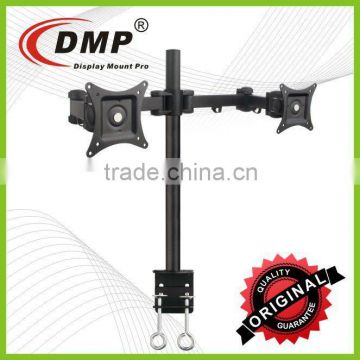 LCD352-D Dual LCD Monitor Desk Mount Arm C-Clamp Adjustable Tilting, Rotate for 27" Screen