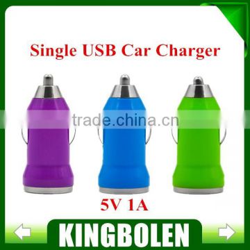 Mobile phone use mini usb car charger 5V 1A with high quality