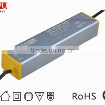 high reliability 60W 12V CE ROHS IP67 power supply for led lights