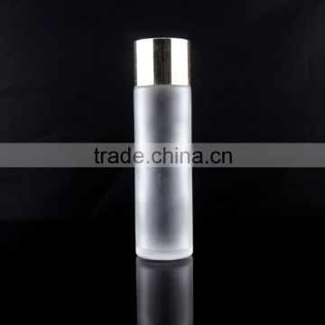 wholesale 100ml frosted lotion glass bottle with nice cover
