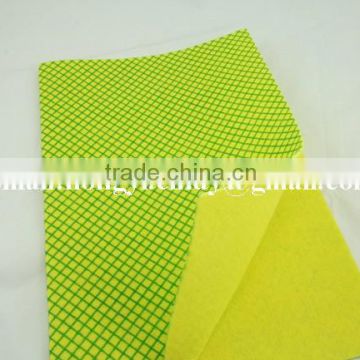 Viscose / Polyester needle punched printed nonwoven mop cloth