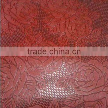 New Products! Pvc bag shining rose flower leather