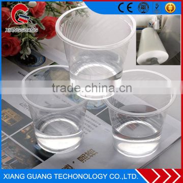 Chinese suppliers Different Colors Lowest price transparent plastic cup