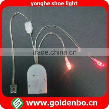Battery changeable led lights for shoes