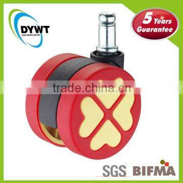 industrial pu nylon iron casters wheel with spring
