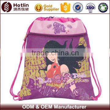 Priting Promotional Polyester Nonwoven Drawstring Bags