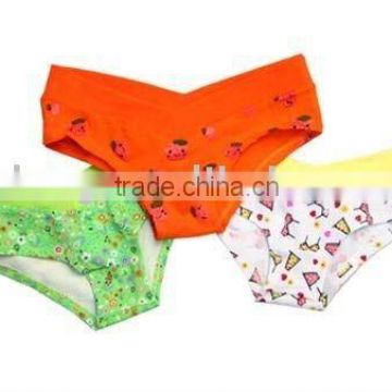 ladies sexy and fashion color printed underwear
