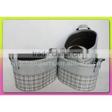 wholesale unique design polyester storage baskets