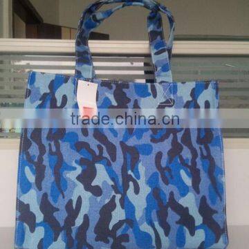 Simple design camo tote and shoulder bag