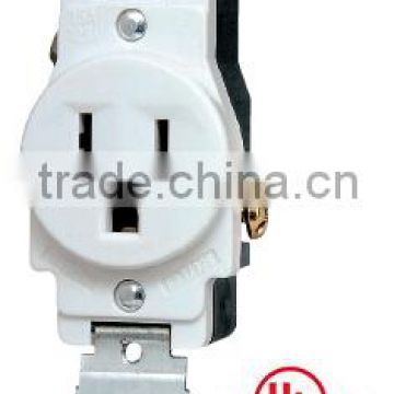 COMMERCIAL grade standard Single receptacle 15A/125V