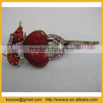 Fashion crystal Hair grips from China Yiwu Market