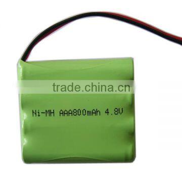 Rechargeable NI-MH Battery group AAA 800mAh 4.8V batteries for instruments and meters like solar panel and interphone