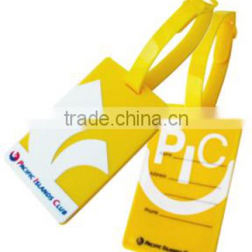 clearance sale engraved special logo soft pvc laminated luggage tags