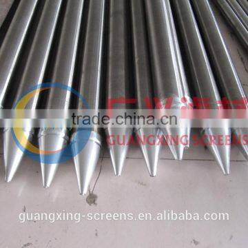 dewatering well stainless steel drive point well screen filter spear