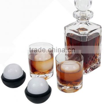 Wholesale Silicone Sphere Ice Molds Ball Shaped Cube Tray Mold