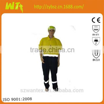 hot sale cheap factory 100% cotton reflective working life coverall man