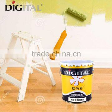 Self-clean waterproof exterior wall paint for building