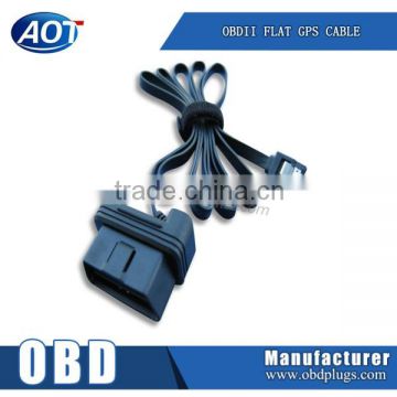 custom right angle obd extension cable OBDii ribbon cable