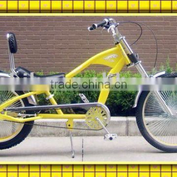 stainless wide popular design artistic 24 inch chopper bike/ bicycle/beach bike