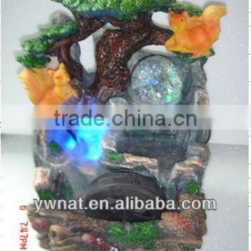 2013 newest home and garden decoration resin water fountain, rural home decoration