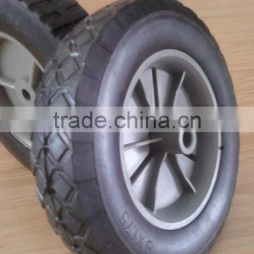 Qingdao profession supply plastic/steel rim 8 inch wheel 8*1.75
