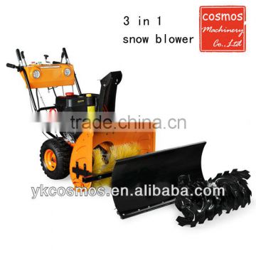 multifunction snow blower 3 in 1 snow blower include snow plow and brush
